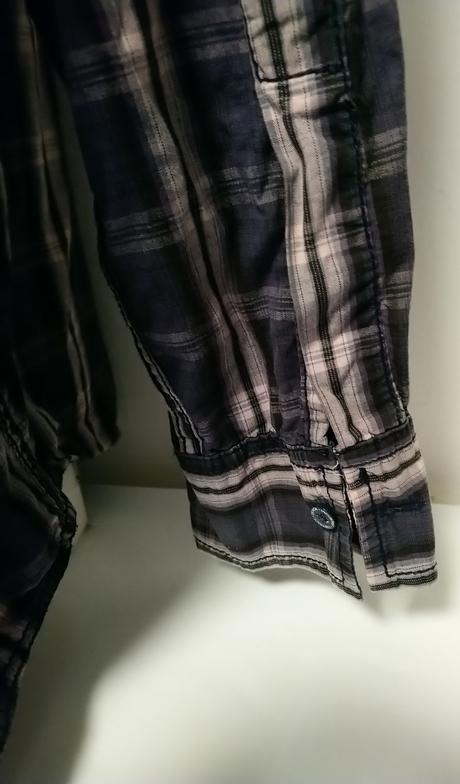 Pánska farebná károvaná košeľa, identic, xl