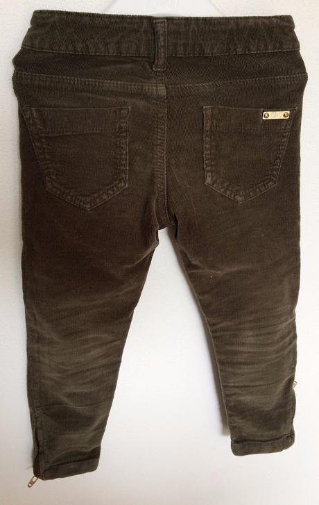 Kordove slim nohavice, zara,104