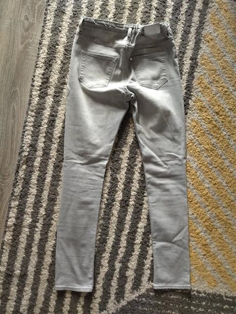 Sivé skinny fit rifle, h&m,152