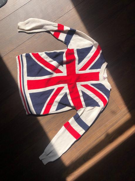 Anglický sveter veľkosť xs, xs