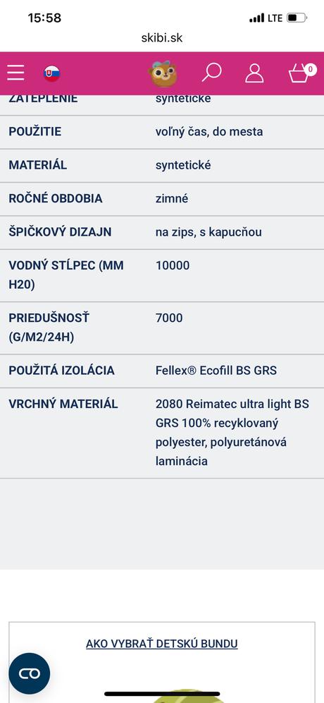Reima tuokola zimná bunda 116/122, reima,116