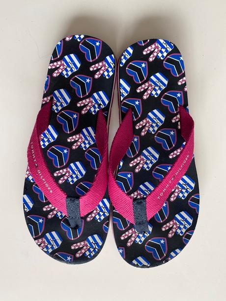 Šlapky, tommy hilfiger,34