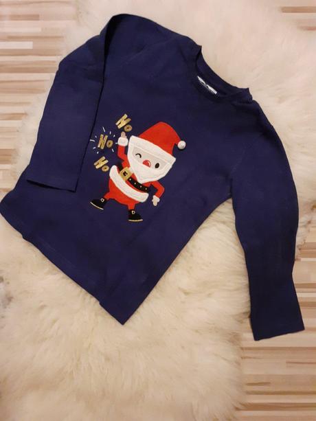 Vianočné tričko santa 122/128, next,122