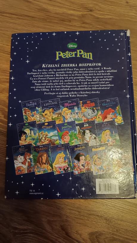 Kniha peter pan,