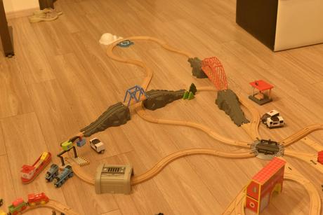 Vláčiková dráha s doplnkami, 