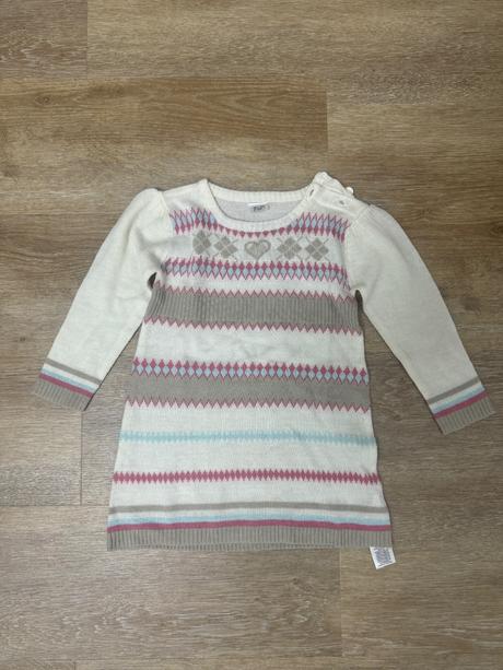 Krémové šatičky so vzormi, f&f,80