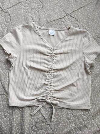 Dievčenský crop top, lindex,134