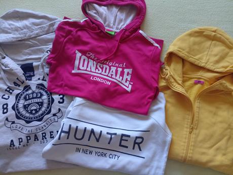 4 mikiny, lonsdale,xs