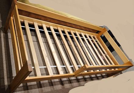 Detska postel paul prirodna, šírka (cm): 90,dĺžka (cm): 200