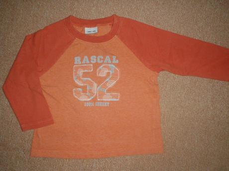 Oranzove tricko zn.cheroke 1-2 roky, cherokee,86