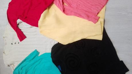 Balík dámskych svetrov vel. s, s