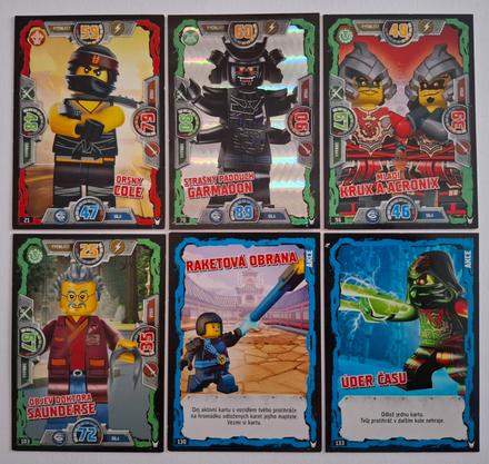 Zberateľské kartičky lego ninjago (r.2018), 