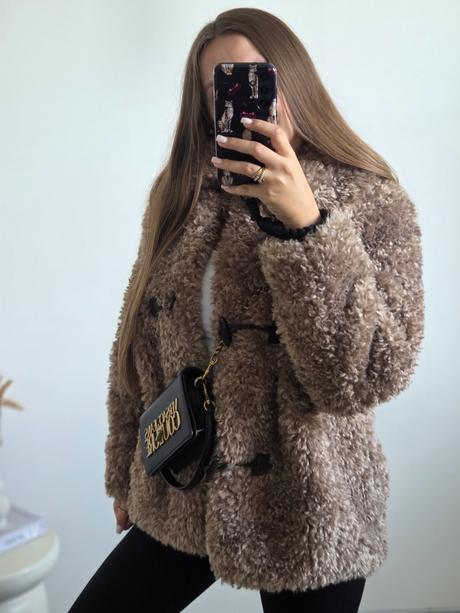 Kožúšok s/m, h&m,s