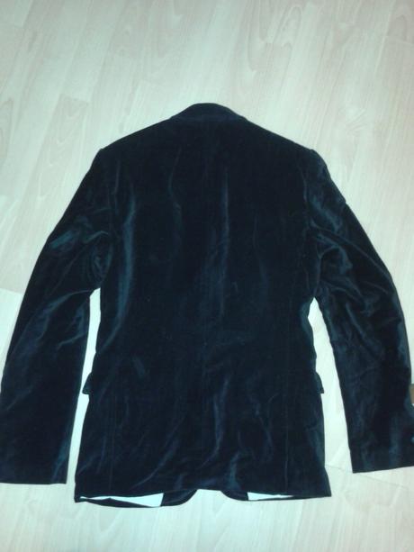 Cierne zamatove sako, m