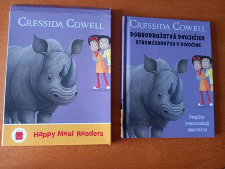 Cressida cowell dvojičky prenasledujú nosorožca,
