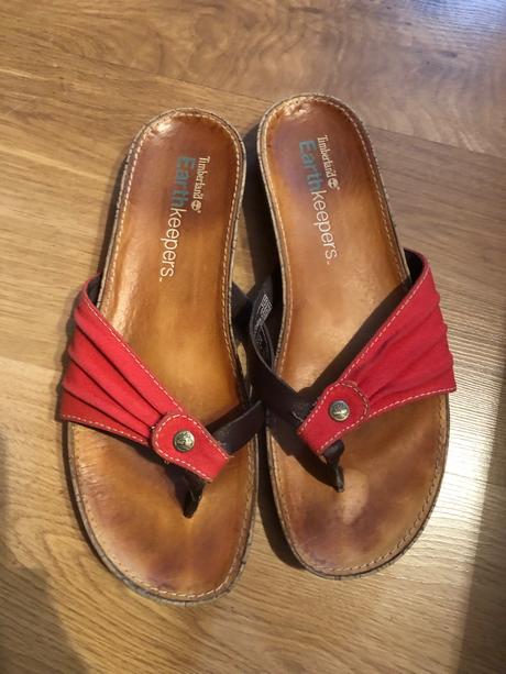 Kozenne žabky, timberland,40