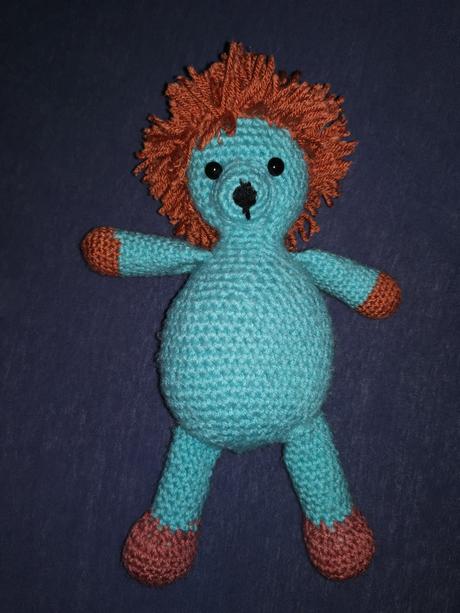 Krásny háčkovaný ježko, 