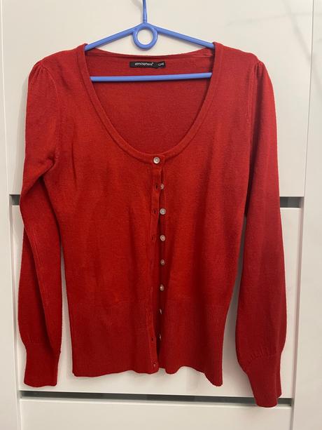 Červený puloverz, atmosphere,m