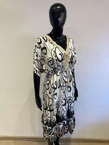 Dámske šaty letné vzorované (uni), l / m / s / xl