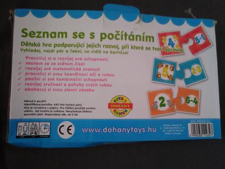 Puzzle pre deti na počítanie, 