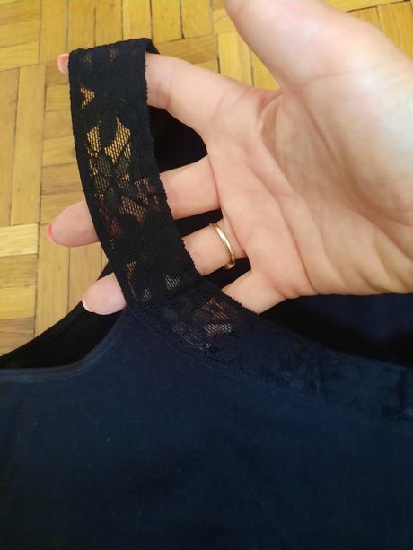 Dámske tielko s krajkou, l