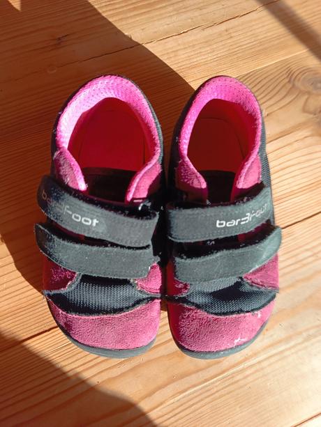 Bar3foot kotnikove topanky s kozou, 27