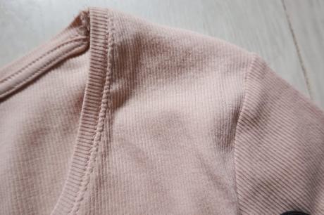 Mäkké vrúbkované tričko h&m, h&m,l