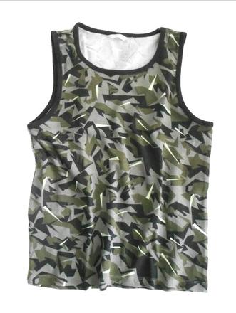 Elastické maskáčové tielko veľ. 134/140, boys,134