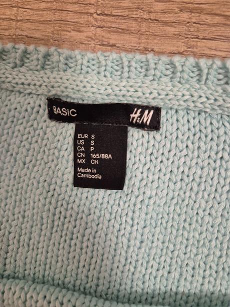 Mint svetrík, h&m,s