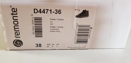 Kožené topánky rieker remonte, rieker,38