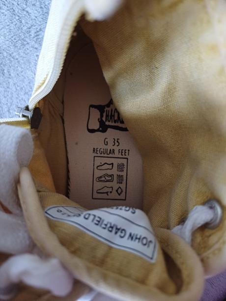 Žlté tenké topánky, john garfield,35