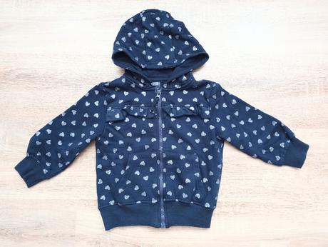 Srdiečková mikina na zips, kiki&koko,98