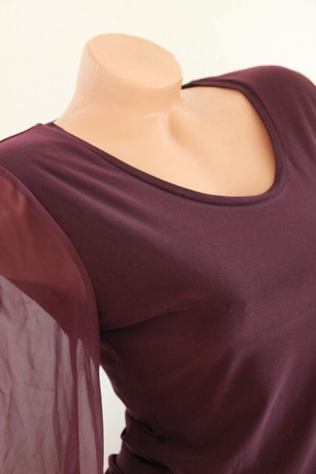 Fialový body top, m, m