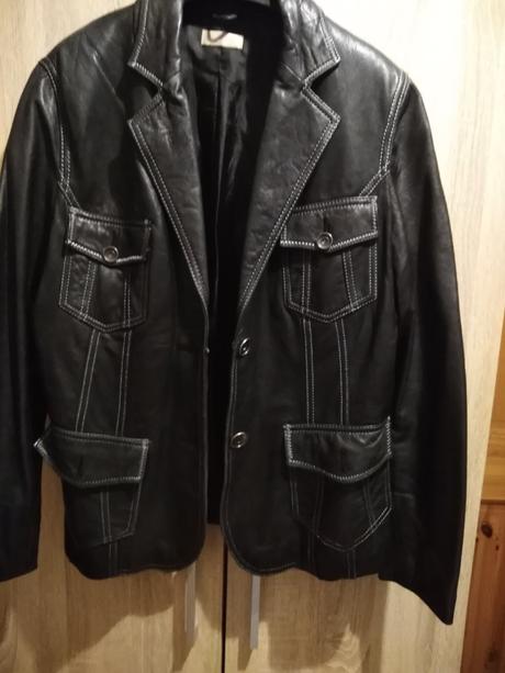Kožené sako v. 42,44, 42
