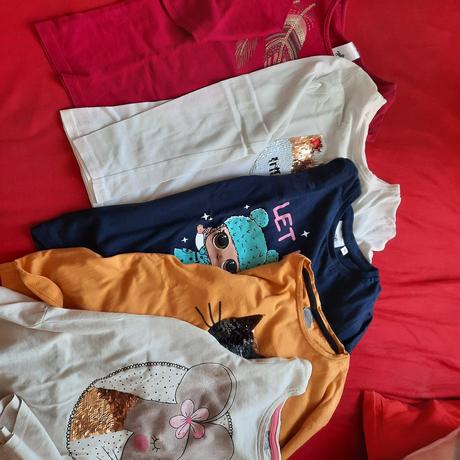 Tričká s dlhým rukávom, c&a,128