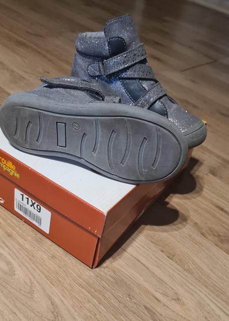 Strieborné kožené členkové topánky citruille et co, 27