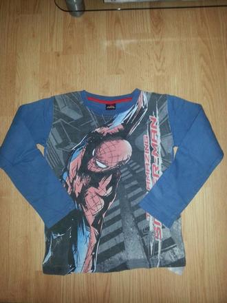 Tricko s dlhym rukavom spiderman, 128