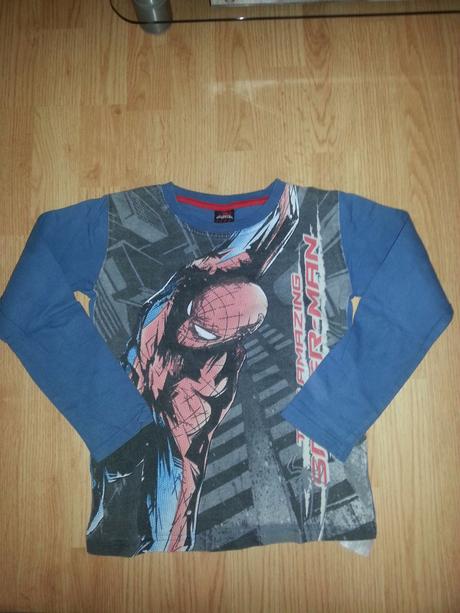 Tricko s dlhym rukavom spiderman, 128