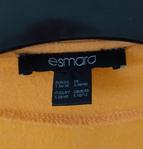 Pomarančové šaty, esmara,s