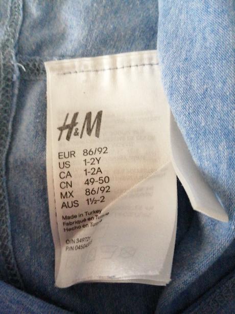 Tenká čiapka, h&m,86