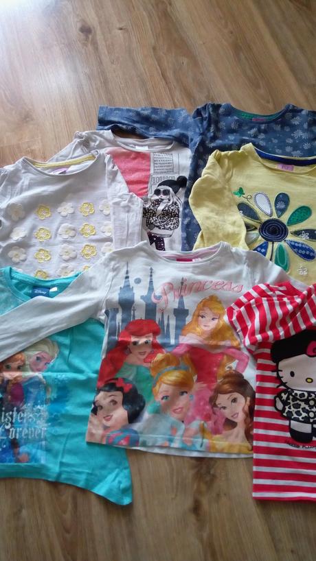 Balík tričiek pre dievčatko, 86–98