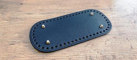 Dno na kabelku - 220x100 mm- čierne, 