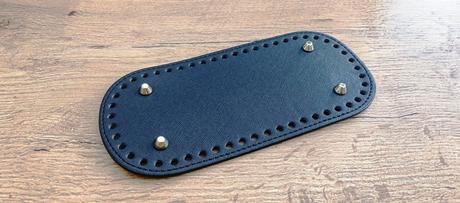 Dno na kabelku - 220x100 mm- čierne, 