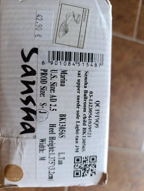 Sansha tanečné topánky, 32