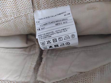 Chlapčenské košele a nohavice benetton, 1 rok, benetton,110