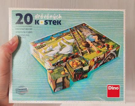 Drevene kocky "na dedine", 