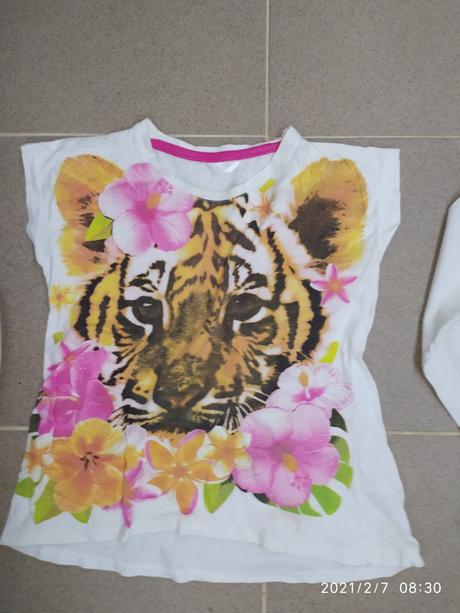 Krásne bavlnené kvalitné tričká v.134/140, 2e/ks, 134