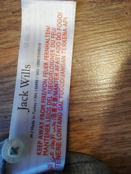 1x oblečené pólo tričko jack wills, m