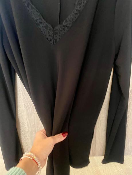 Cierne tricko-bluzka, m