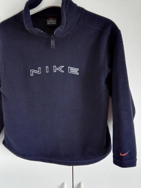 Mikina flisova, nike vel. 122-128, tmavomodra, nike,122